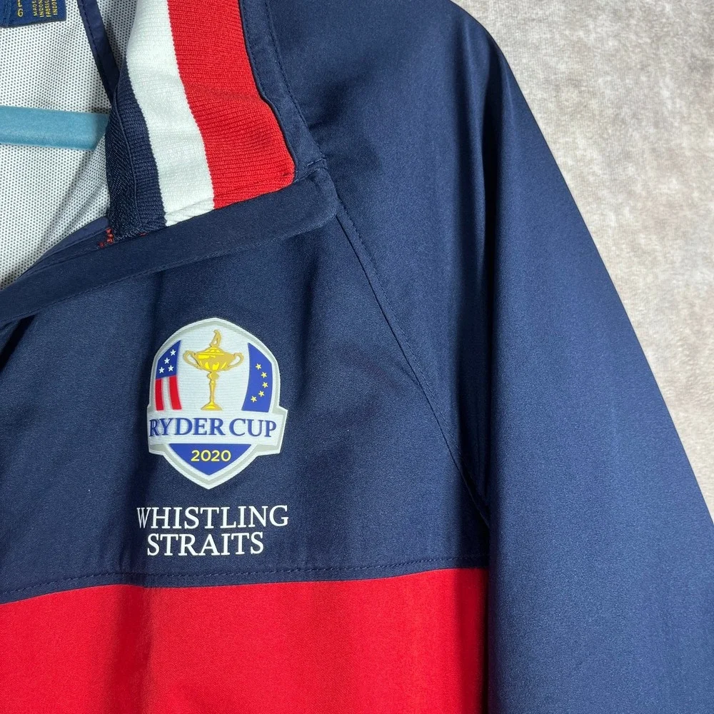 Polo Golf Ralph Lauren Ryder Cup 2020‎ Jacket Mens L Blue Red Whistling Strait